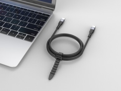 Techancy PD USB C to USB C Fast Charging Cable Black TB1779, 60W Fast Charging, Length 1m Techancy PD USB C to USB C Fast Charging Cable Black TB1779, 60W Fast Charging, Length 1m