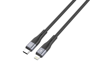 Techancy Cabo de carregamento r�pido PD USB C para Lightning Preto TB1779, carregamento r�pido de 30