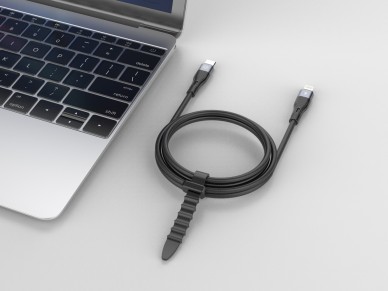 Techancy Cabo de carregamento r�pido PD USB C para Lightning Preto TB1779, carregamento r�pido de 30