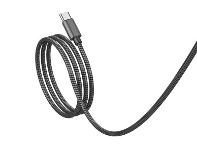 Techancy Cabo Usb C Para Usb C 1m TB1796, Design Totalmente Met�lico, Resistente A Animais, Carregam