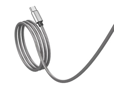 Cable USB-C a USB-C Techancy TB1796 de 1 m, diseño totalmente metálico, resistente a anima