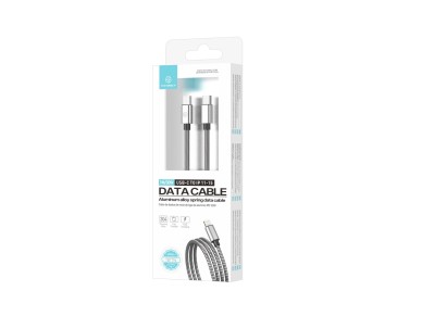 Cable USB-C a USB-C Techancy TB1796 de 1 m, diseño totalmente metálico, resistente a anima