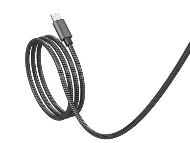 Techancy Cabo Usb C Para Lightning 1m TB1796, Design Totalmente Met�lico, Resistente A Animais, Carr
