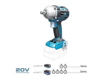 Brushless impact wrench 450 nm (without battery and charger) Brushless impact wrench 450 nm (without battery and charger)