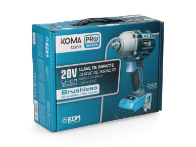 Brushless impact wrench 450 nm (without battery and charger) Brushless impact wrench 450 nm (without battery and charger)