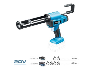 Pistola de silicone 20 v