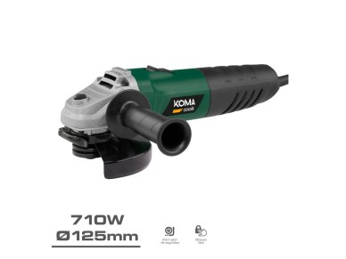 Electric angle grinder with case �125 mm, 710 w