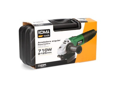 Electric angle grinder with case �125 mm, 710 w