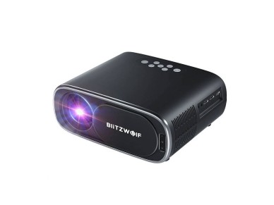 BlitzWolf BW-V4 1080p LED beamer / projector, Wi-Fi + Bluetooth (black)