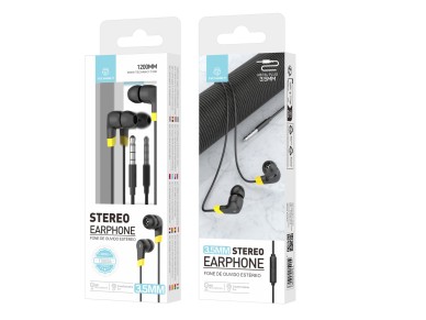 Techancy Auricular Est�reo TD8054, 1,2 Metros, 3,5 Mm, Qualidade De Som N�tida, Confort�vel De Usar,