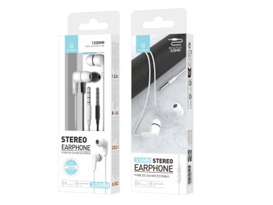 Techancy Auricular Est�reo TD8054, 1,2 Metros, 3,5 Mm, Qualidade De Som N�tida, Confort�vel De Usar,