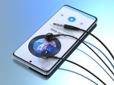 Auriculares intraaurales Techancy TD8088 de 1,2 metros, color negro, con micrófono de 3,5 mm y 