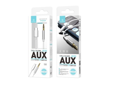 Techancy Cabo De �udio Aux TL7329, Tipo-C Para 3.5mm, 1m, Para �udio Automotivo E Fones, Som De Qual