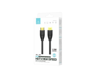 Techancy High Speed HDTV Cable TL7265, 1.5m, 1080p HD Screen for Televisions, Computers, Projectors 