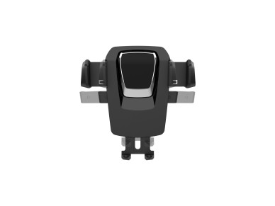 Techancy Car Suction Cup Phone Holder Black/Silver Ti2188, One-Touch Lock, 4-7.2 Inches