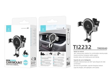 Techancy Suporte de Carro TI2232  , Rota��o 360�, Suporte Est�vel, Compat�vel com Telem�veis 4.7-6.8