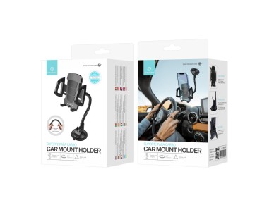 Techancy Ti2201 Car Phone Holder, 360° Rotation, Variable Hose Shape, 4.7-7.2 Inches, Black Techancy Ti2201 Car Phone Holder, 360° Rotation, Variable Hose Shape, 4.7-7.2 Inches, Black