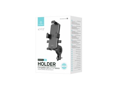 Soporte universal para bicicleta Techancy Ti2286, color negro, para teléfonos móviles de 4