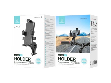 Soporte universal para bicicleta Techancy Ti2286, color negro, para teléfonos móviles de 4