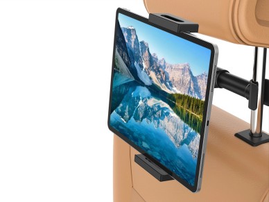 Techancy Universal Tablet Stand TI2289, 360° Rotatable View for 4.7-12.9 Inch Devices, Black