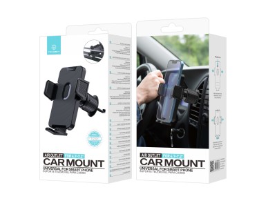 Techancy Suporte Para Telem�vel De Carro Ti2301, Preto, Encaixe Em Sa�da De Ar, Para Dispositivos 4.
