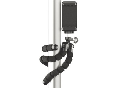 Techancy Mini Trip� Preto Ti2323 Com Pernas Dobr�veis, Incl. Cabe�a Esf�rica, Rota��o De 360� Para C