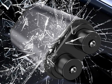 Martillo de seguridad multifunción Techancy Ti2325 para coche, cristal y cortador de cintur