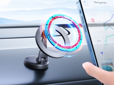 Soporte magnético para teléfono móvil Techancy Ti2331, negro, compatible con Magsafe Soporte magnético para teléfono móvil Techancy Ti2331, negro, compatible con Magsafe