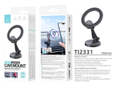 Soporte magnético para teléfono móvil Techancy Ti2331, negro, compatible con Magsafe Soporte magnético para teléfono móvil Techancy Ti2331, negro, compatible con Magsafe