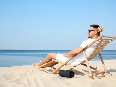 Techancy Bluetooth Audio Black TH2623, 5w*2 Altifalantes, Bateria Incorporada, Suporta Liga��o Sem F