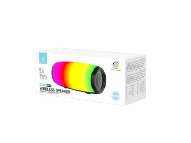Techancy �udio Bluetooth TH2632, Ritmo De M�sica Led, Bateria Incorporada, Suporte Sem Fios 5.0/Tf/U