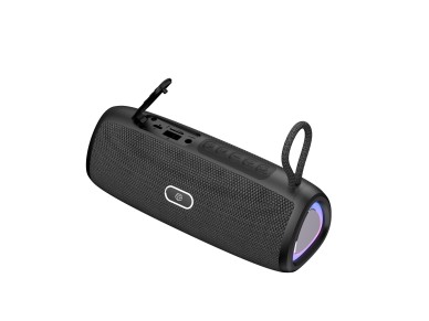 Techancy Altifalante Sem Fios Bluetooth Vers�o 5.3TH2633, Suporte TWS/TF/AUX, Luz Ambiente Led Rgb D