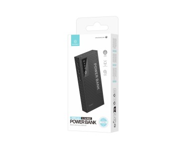 Techancy 5000mah Power Bank Black TF2780，Fast Charging 2A, 3 Usb Outputs For Cell Phone/Table
