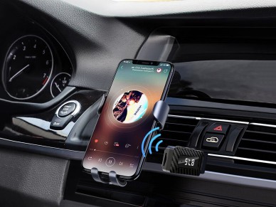 Receptor/transmisor Techancy Bts 5.3 Fm Tq5907, admite lectura de tarjeta TF, fuente de alimentaci&#