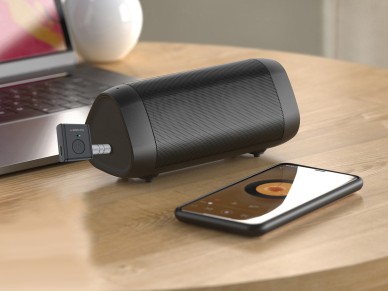 Techancy Receptor AUX Sem Fios TQ5908 Bluetooth 5.3, Audio Carro, Som Casa, Auriculares, Compacto e 