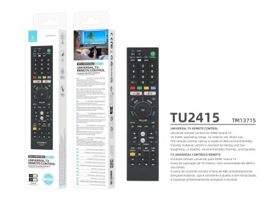 Control remoto Techancy TV TU2415, compatible con televisores Sony, emparejamiento automático s
