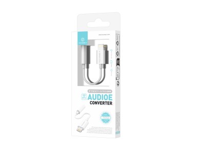 Techancy Adaptador De Auscultadores  TV3743, Lightning Para 3,5 Mm, Compat�vel Com Ip8-14, Ipad, Lig