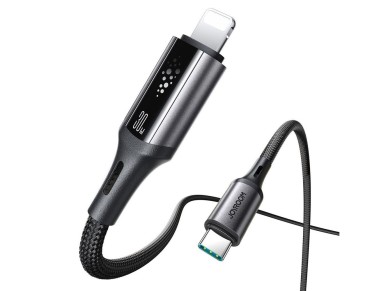 Joyroom S-A60 StarTalk 30W USB-C- Lightning cable 1.2m - black Joyroom S-A60 StarTalk 30W USB-C- Lightning cable 1.2m - black