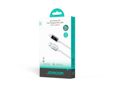 Cable USB-A Joyroom S-A55 StarFlight 3A - Lightning de 1,2 m - blanco