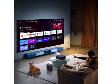 Yaber K2s Pro LCD FullHD 1080p Multimedia Projector with JBL Speakers and Subwoofer - Black