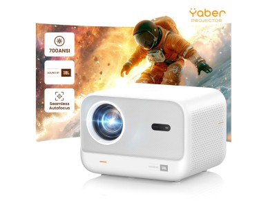 Yaber L2s LCD FullHD 1080p Multimedia Projector with JBL Speakers - White