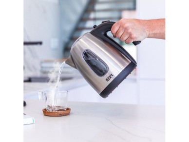 Water kettle 2200w 1,7l chrome edm