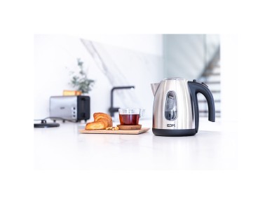 Water kettle 2200w 1,7l chrome edm