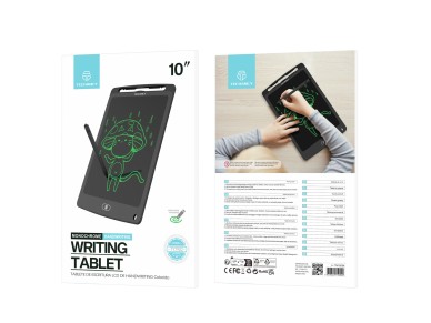 Tableta de dibujo Techancy TY7902 de 10 pulgadas con pantalla LCD, delgada y portátil, borrado 