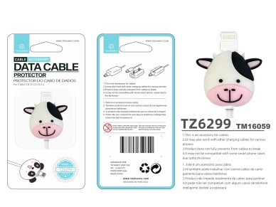 Techancy Data Cable Protector TZ6299, Protect Data Cable Not Easy To Break, Silicone Material, Beaut