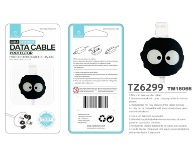 Techancy Data Cable Protector TZ6299, Protect Data Cable Not Easy To Break, Silicone Material, Beaut