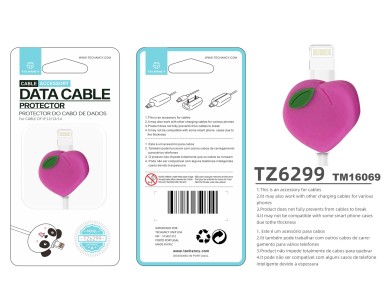 Techancy Protetor De Cabo De Dados TZ6299, Protege O Cabo De Dados N�o � F�cil De Partir, Material D