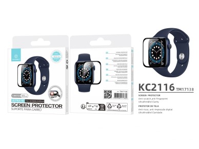 Protector de pantalla Techancy para relojes inteligentes KC2116, compatible con Iwatch-40mm, antiara