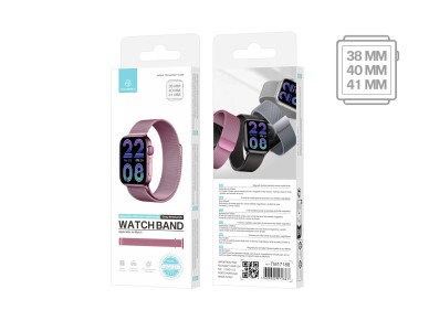Techancy Faixa Metálica Magnética Rosa KC2123, Faixa De Substituição, Compatível Com Apple Watch Se Techancy Faixa Metálica Magnética Rosa KC2123, Faixa De Substituição, Compatível Com Apple Watch Se