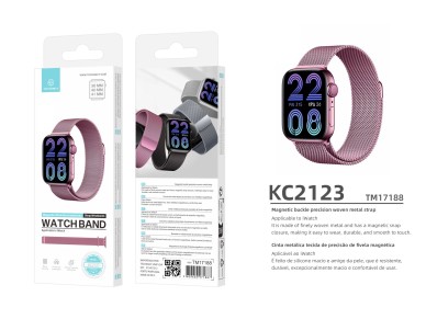 Techancy Faixa Metálica Magnética Rosa KC2123, Faixa De Substituição, Compatível Com Apple Watch Se Techancy Faixa Metálica Magnética Rosa KC2123, Faixa De Substituição, Compatível Com Apple Watch Se